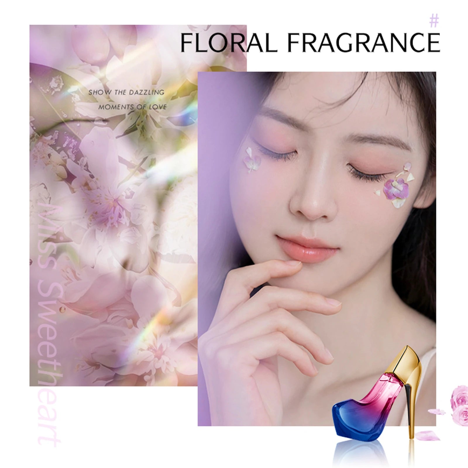 Heel Styling Perfume Eau De Parfum Spray Natural Fragrance Parfum Lasting and Charming Personal Perfume for Women and Girls 30ML