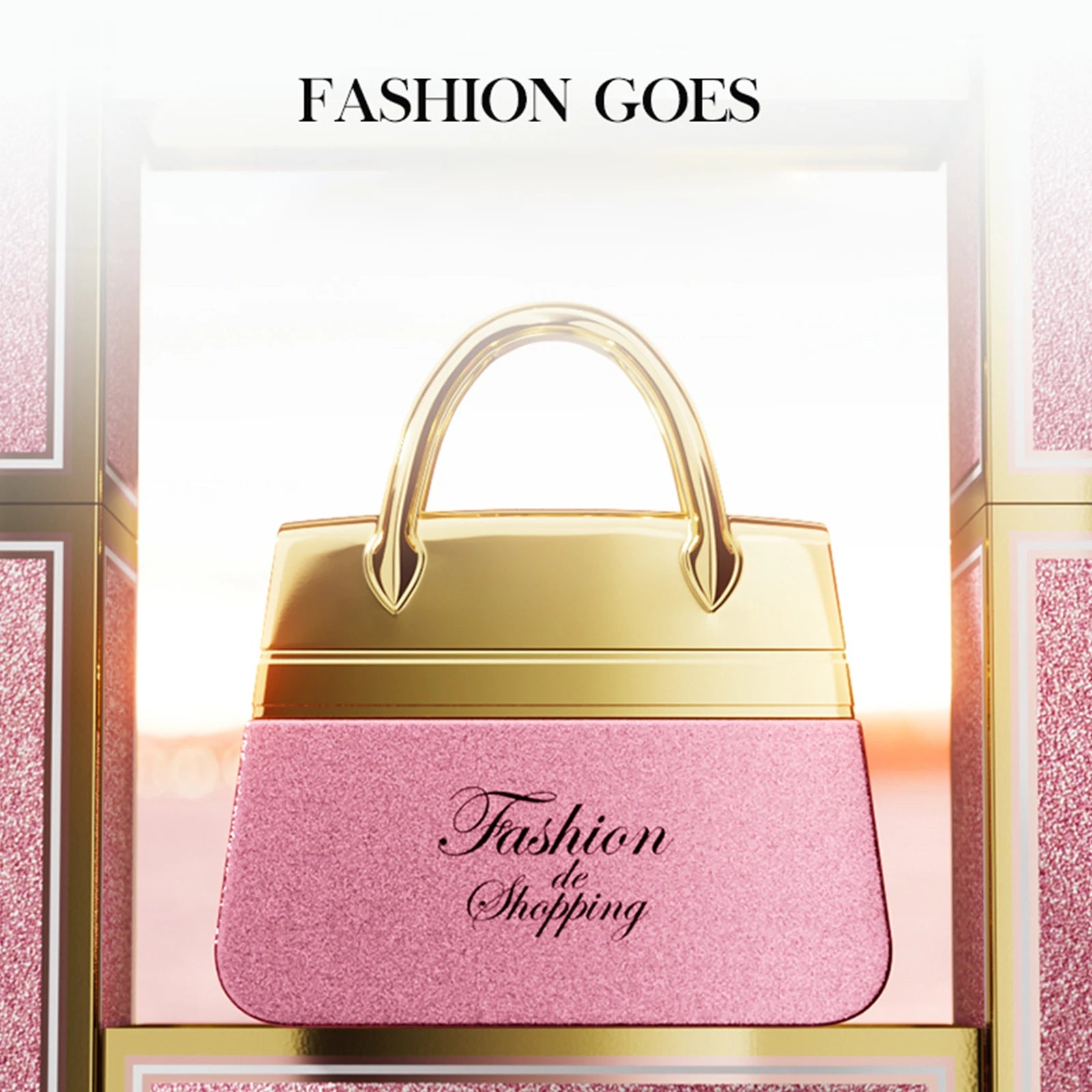 Pink Bag Eau De Parfum Spray Natural Fragrance Parfum with Gift Box Package Lasting and Charming Personal Perfume for Women And