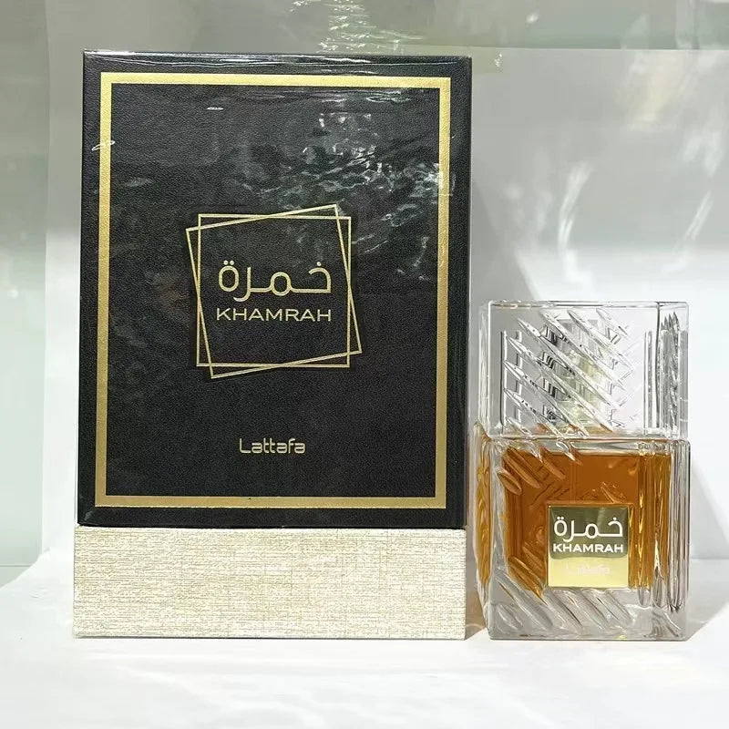 Lattafa Khamrah Qahwa Khamrah Dukhan Eau De Parfum Sprays3.4 OZ DoubleDepth Double DesireFiery Gourmand Unforgettable Bundle