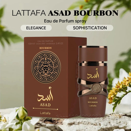 2025 New Arrival Lattafa Asad Bourbon Original Arab Perfumes For Unisex Eau de Parfum Spray Lattafa Yara Arabian Perfume 100ML