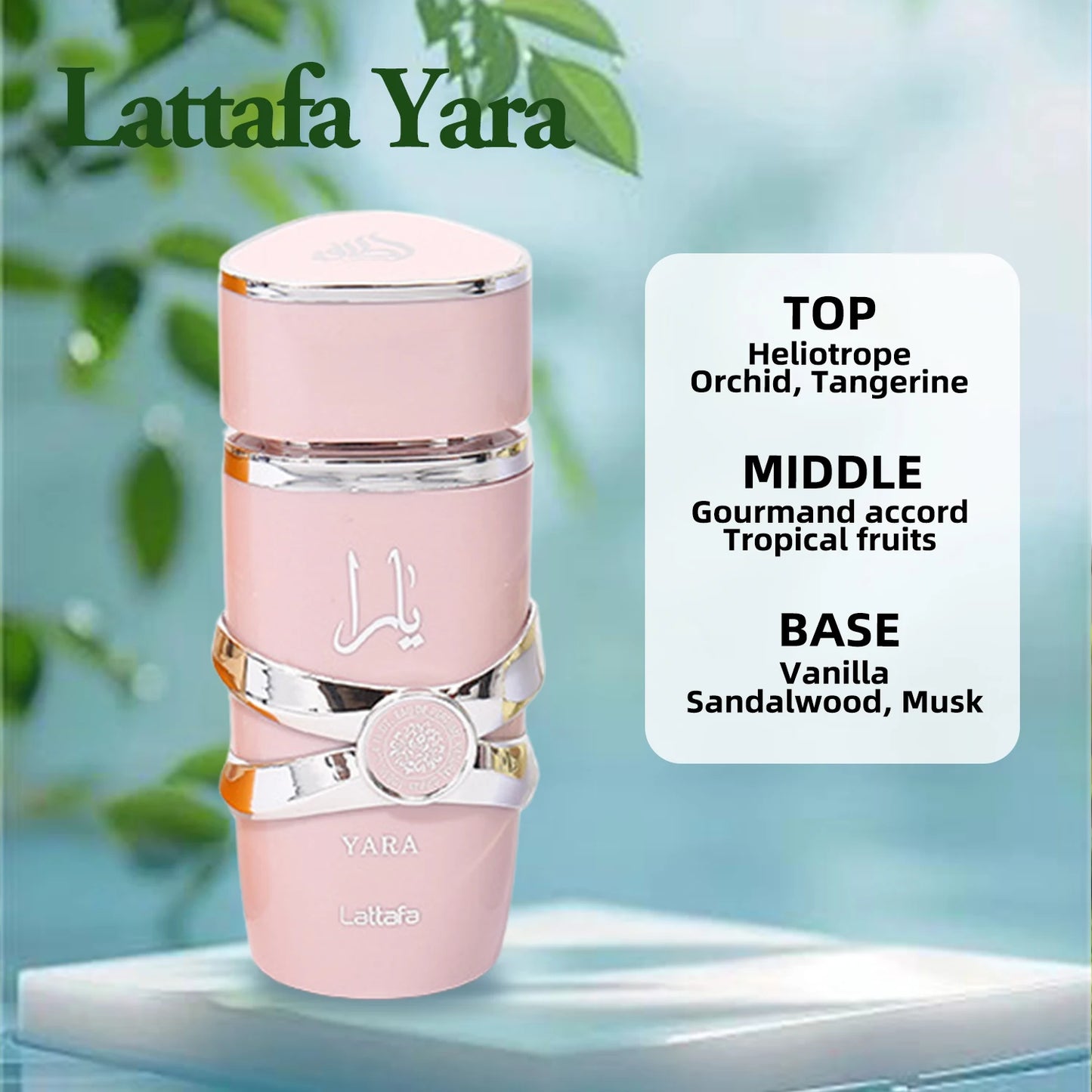 2025 New Arrival Lattafa Asad Bourbon Original Arab Perfumes For Unisex Eau de Parfum Spray Lattafa Yara Arabian Perfume 100ML