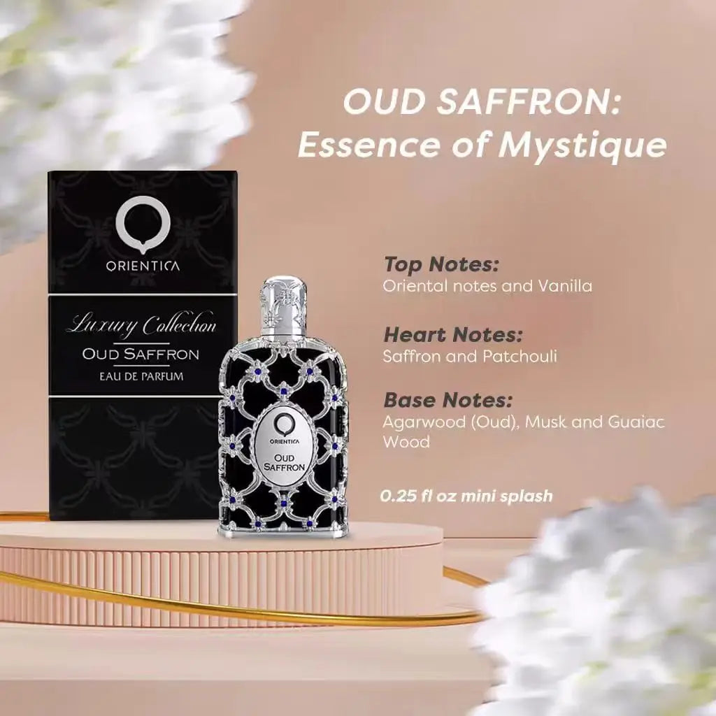 Orientica Oud Saffron Men Women Eau De spray Unisex Neutral Cologne long lasting perfumes de mujer originales perfume for woman