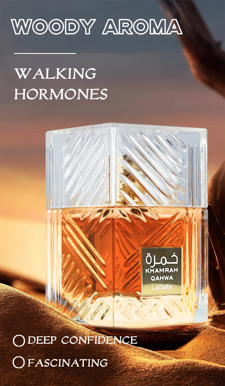 Lattafa Khamrah Qahwa Khamrah Dukhan Eau De Parfum Sprays3.4 OZ DoubleDepth Double DesireFiery Gourmand Unforgettable Bundle