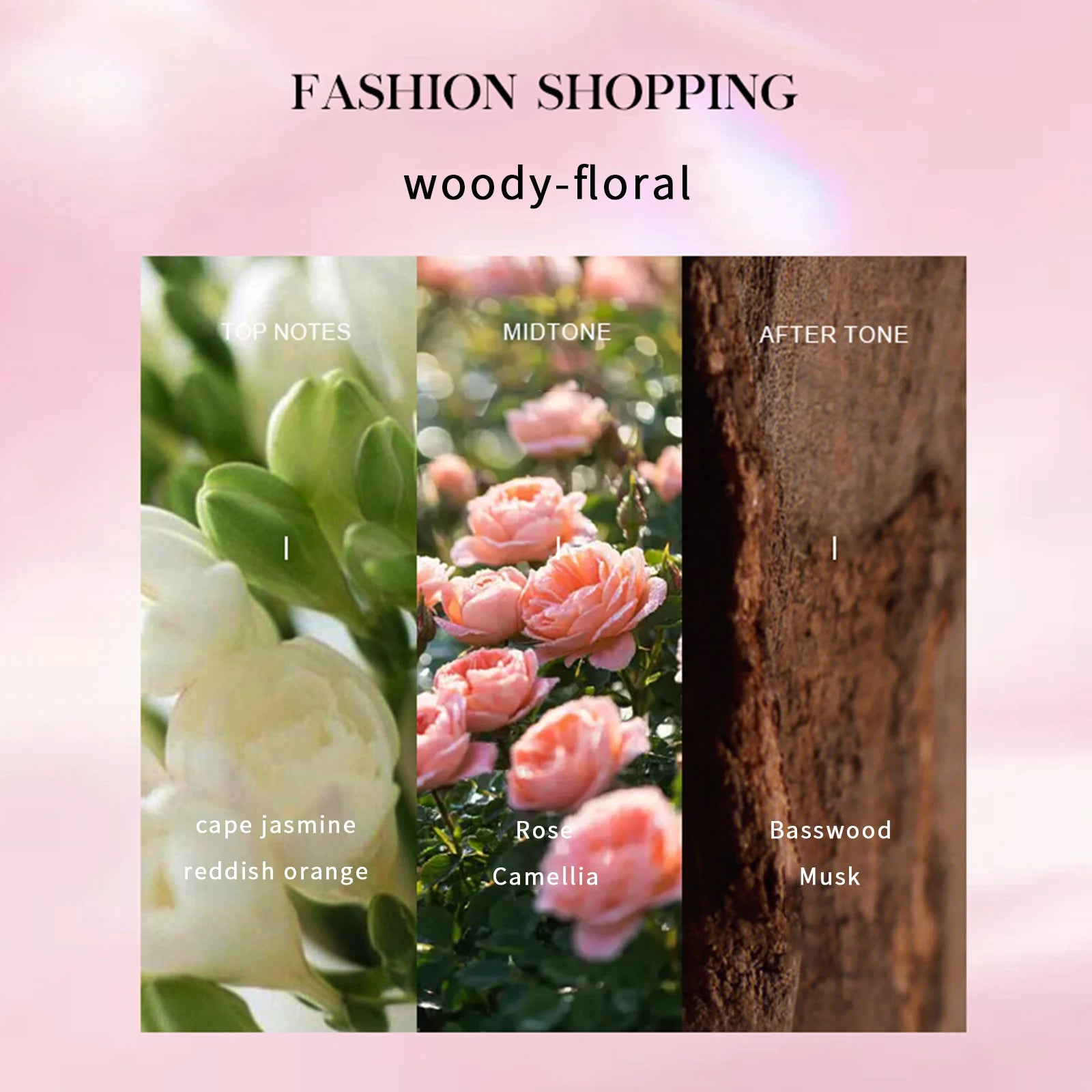 Pink Bag Eau De Parfum Spray Natural Fragrance Parfum with Gift Box Package Lasting and Charming Personal Perfume for Women And